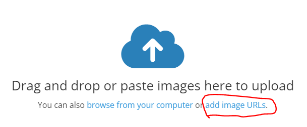 upload image screenshot